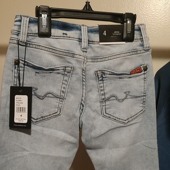 🎈Hot Item 7 For All Mankind Slimmy Jeans,  Sz 4 - Picture 4 of 8